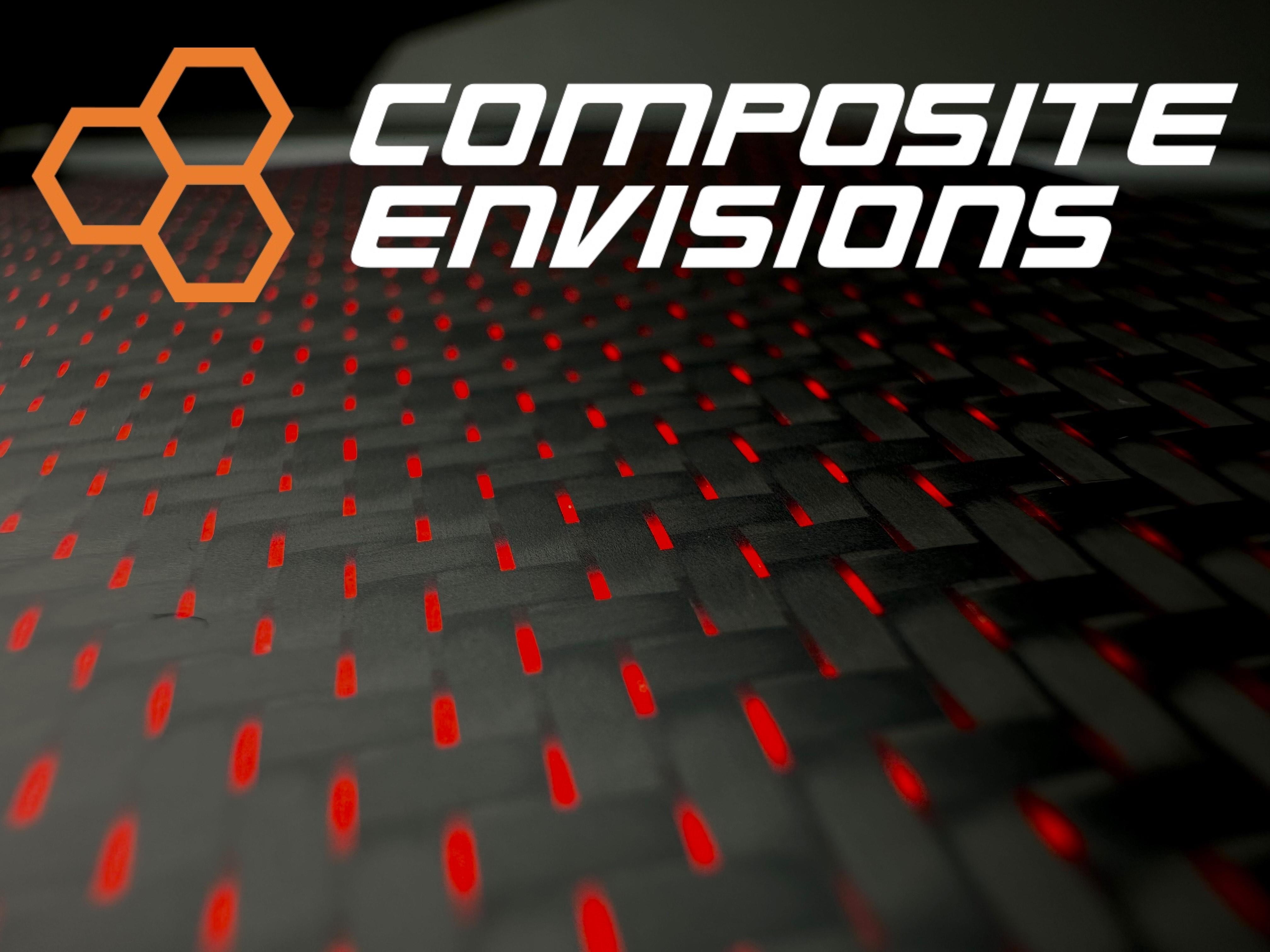 Carbon Fiber Red Reflections Plate