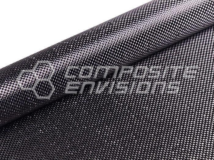Hexcel black colored plain weave carbon fiber fabric roll